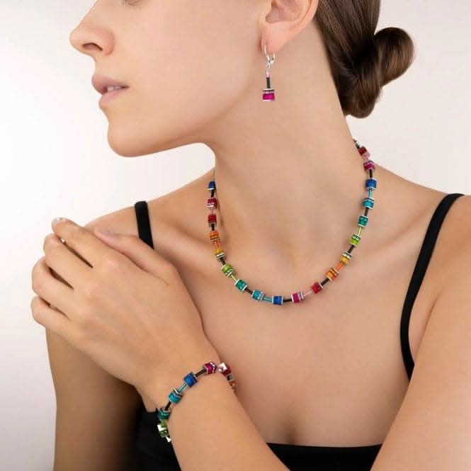 GeoCUBE® Classic Polaris & Rhinestone Multicolour Bracelet 4409/30 - 1500Coeur De Lion4409/30 - 1500