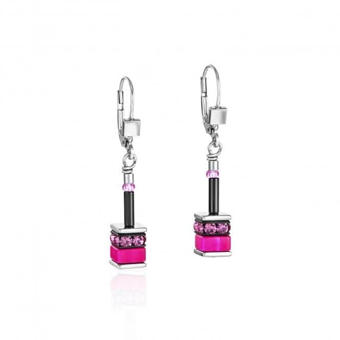GeoCUBE® Classic Polaris & Rhinestone Multicolour Earrings 4409/20 - 1500Coeur De Lion4409/20 - 1500