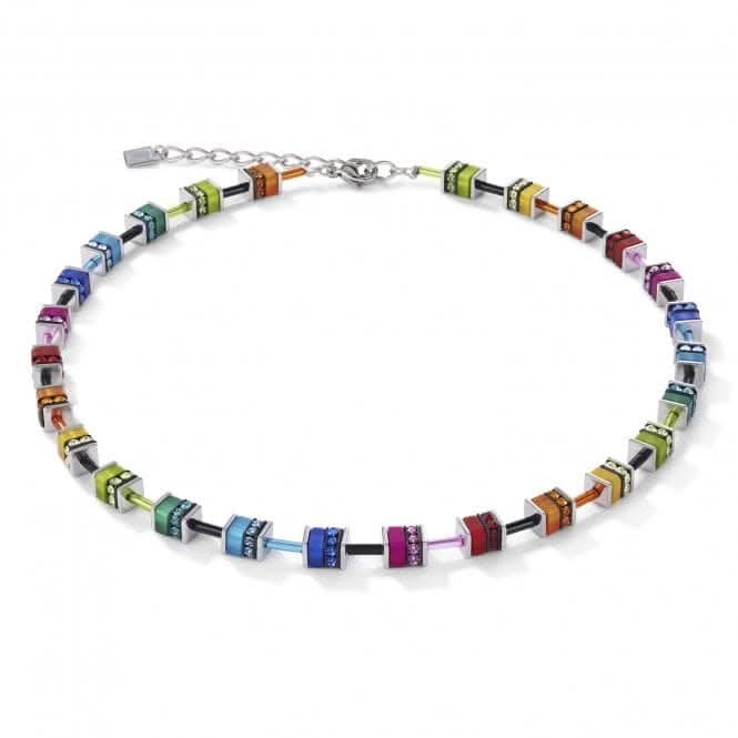 GeoCUBE® Classic Polaris & Rhinestone Multicolour Necklace 4409/10 - 1500Coeur De Lion4409/10 - 1500