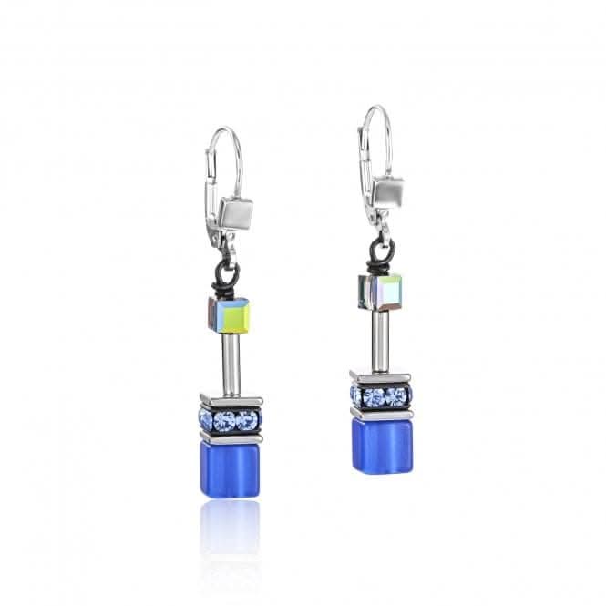 GeoCUBE® Cobalt Blue Earrings 4014/20-0712