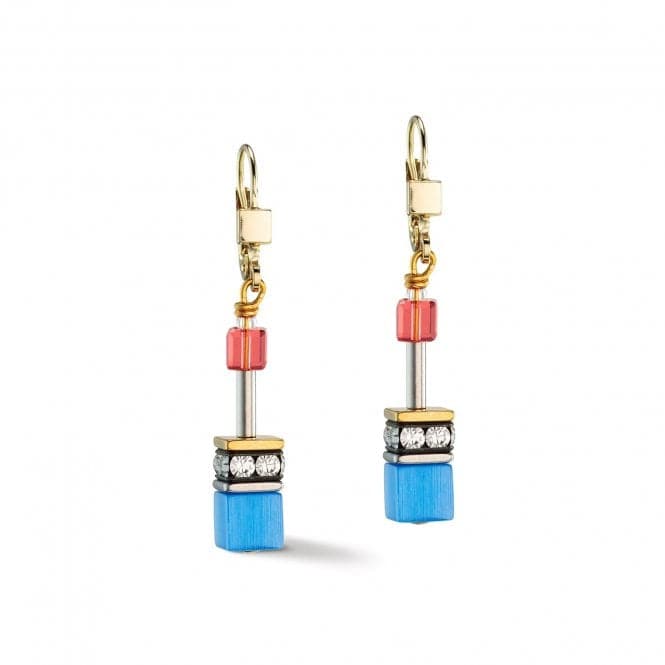 GeoCUBE® Iconic Classic Multicolour Gold Earrings 2838/20 - 1521Coeur De Lion2838/20 - 1521