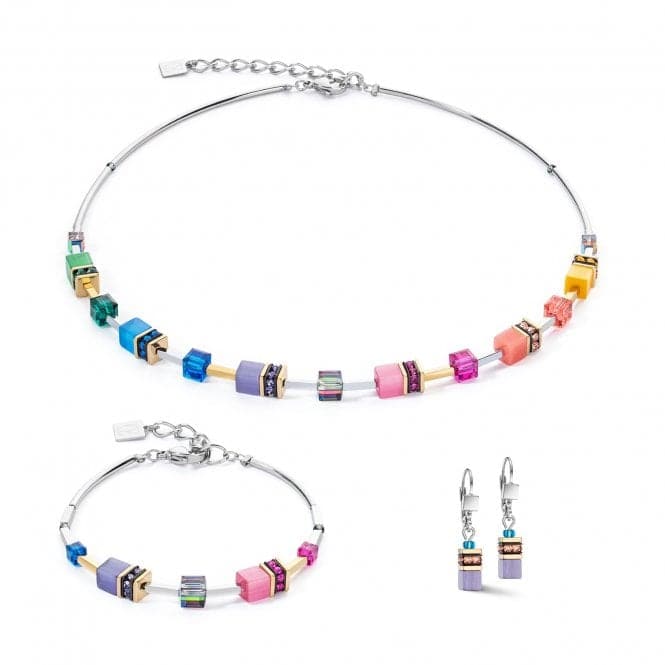 GeoCUBE® Iconic Lite Rainbow Necklace 2800/10 - 1500Coeur De Lion2800/10 - 1500