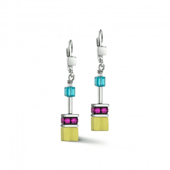 GeoCUBE® Iconic Multicolour Fancy Earrings 2838/20 - 1568Coeur De Lion2838/20 - 1568