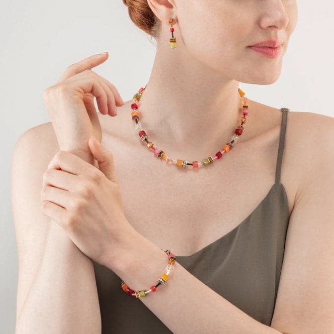 GeoCUBE® Iconic Multicolour Indian Summer Necklace 2838/10 - 1585Coeur De Lion2838/10 - 1585