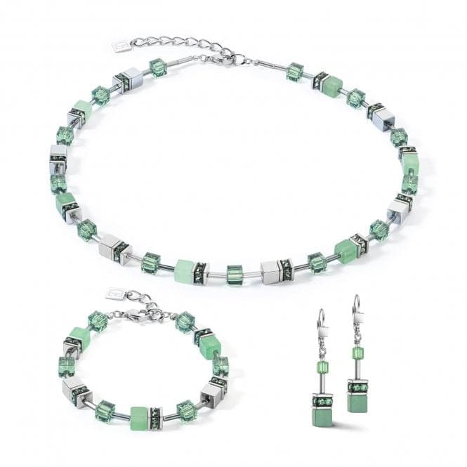 GeoCUBE® Iconic Precious Green Earrings 4017/20 - 0500Coeur De Lion4017/20 - 0500