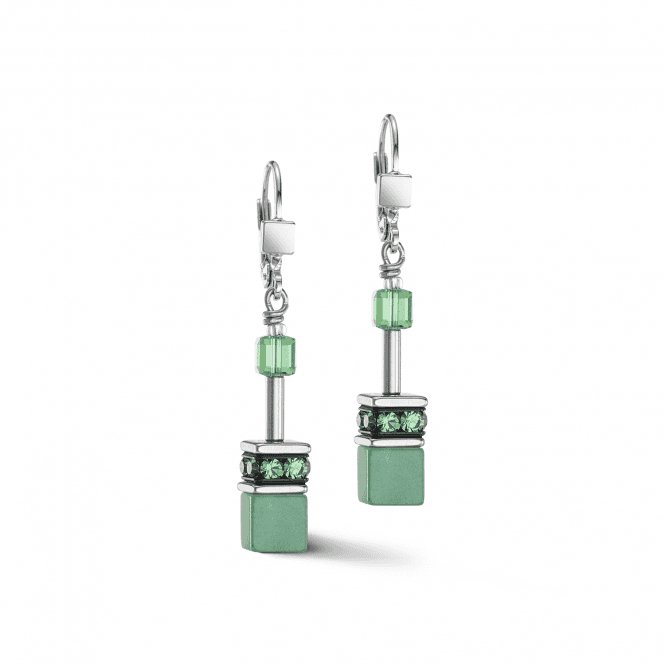 GeoCUBE® Iconic Precious Green Earrings 4017/20 - 0500Coeur De Lion4017/20 - 0500