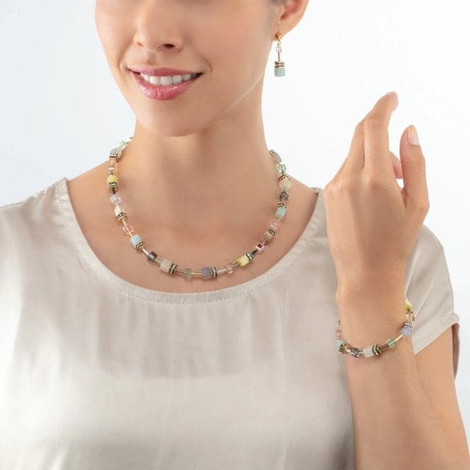 GeoCUBE® Iconic Precious Multicolour Gentle Necklace 4905/10 - 1576Coeur De Lion4905/10 - 1576