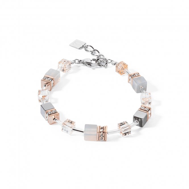 GeoCUBE® Iconic Precious Rose Gold - Peach Bracelet 4017/30 - 0235Coeur De Lion4017/30 - 0235