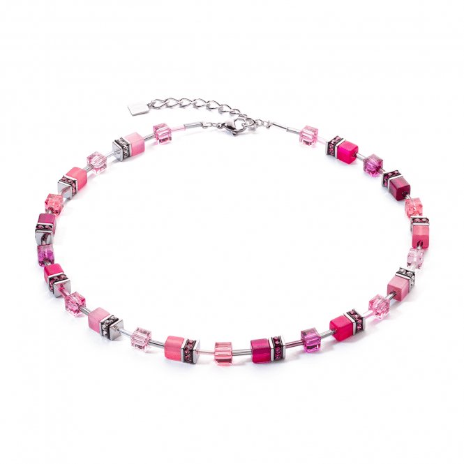 GeoCUBE® Iconic Viva Magenta Necklace 2838/10 - 0422Coeur De Lion2838/10 - 0422