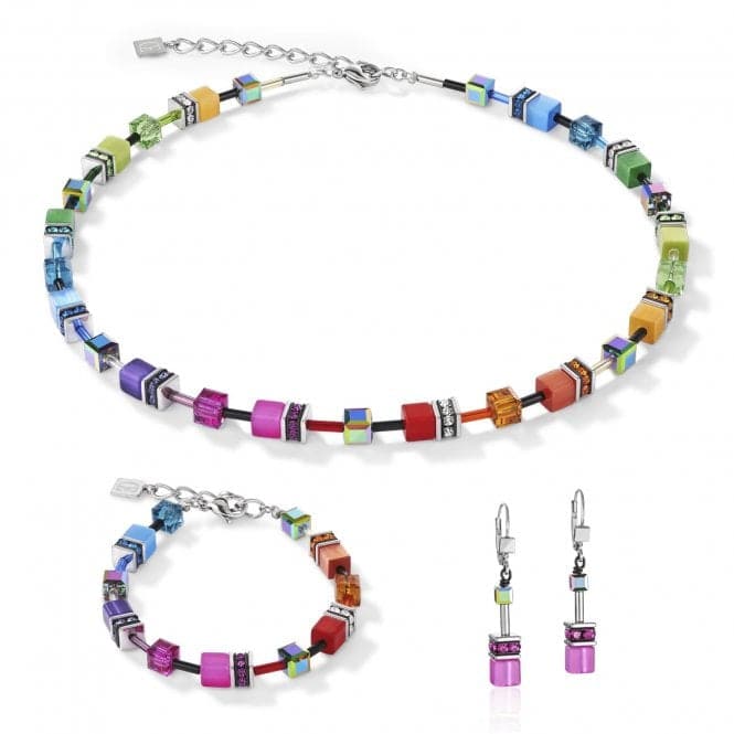 GeoCUBE® Multicolour Rainbow Earrings 2838/20 - 1520Coeur De Lion2838/20 - 1520