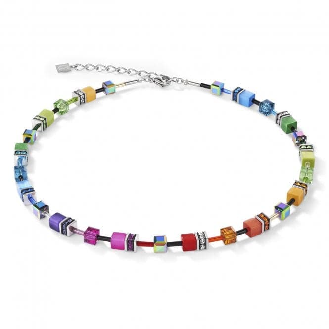 GeoCUBE® Multicolour Rainbow Necklace 2838/10 - 1520Coeur De Lion2838/10 - 1520