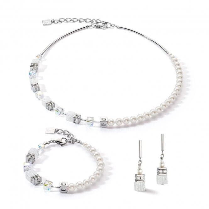 GeoCUBE® Precious Fusion Pearls White Bracelet 5086/30 - 1400Coeur De Lion5086/30 - 1400