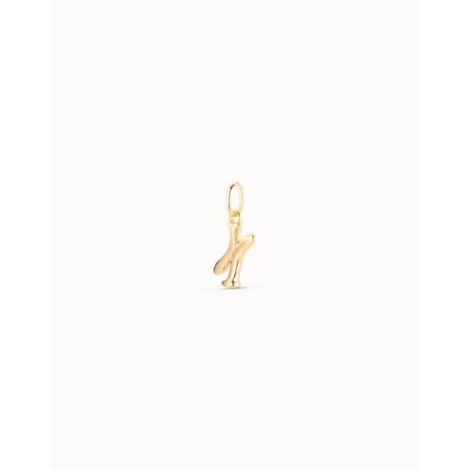 Gimme A Letter X Golden Metal Charm CHA0050ORO0000U