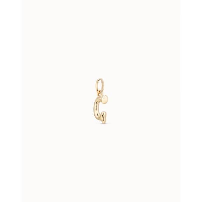 Gimme Me A Letter G Golden Metal Charm CHA0033ORO0000U