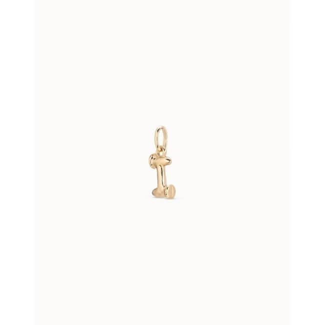 Gimme Me A Letter I Golden Metal Charm CHA0035ORO0000U