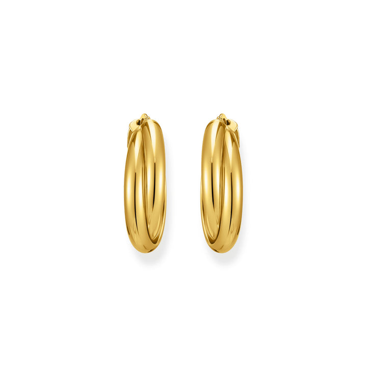 Glam & Soul Gold Hoop Earrings CR738 - 413 - 39Thomas Sabo Sterling SilverCR738 - 413 - 39