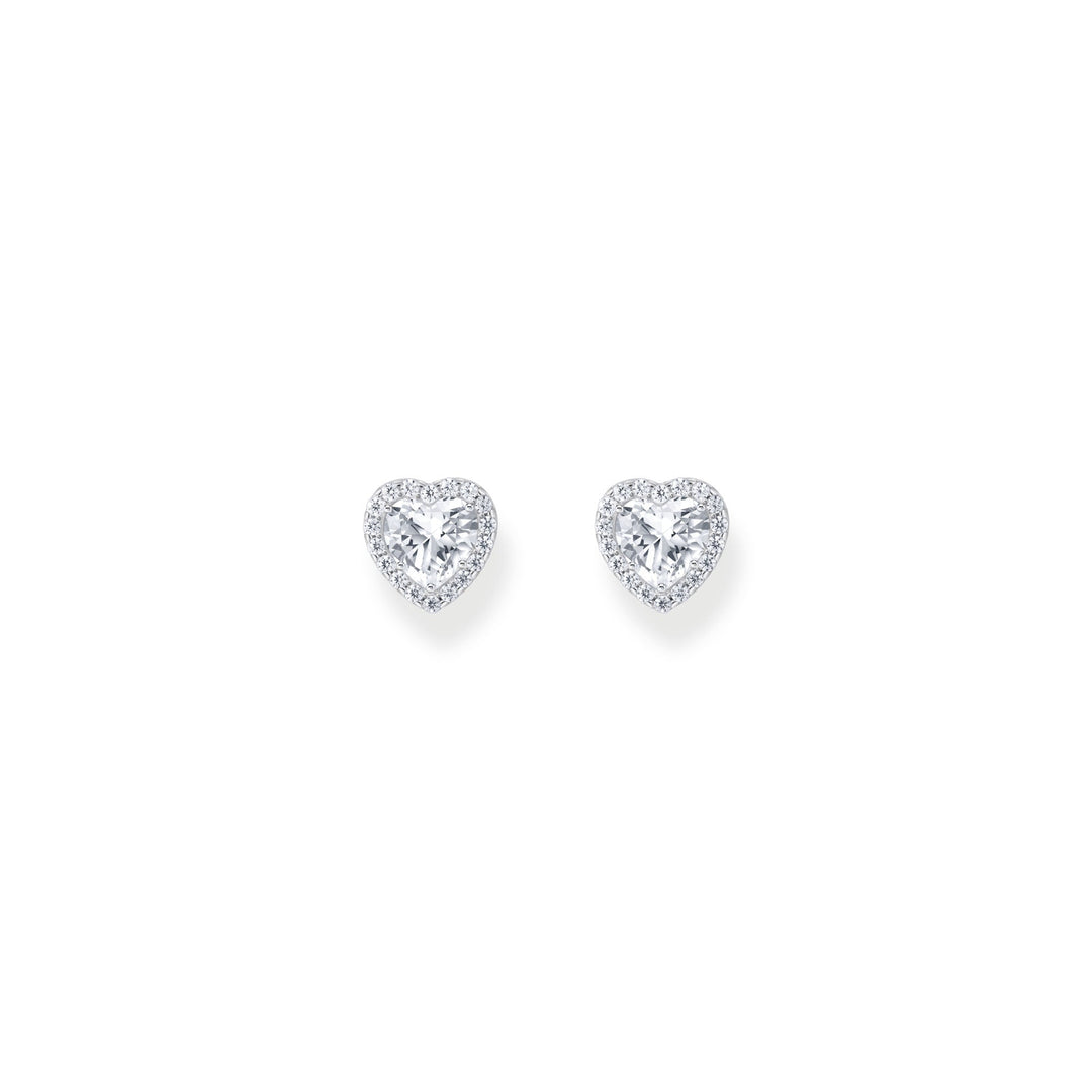 Glam & Soul Love & Hearts White Earring H2305 - 051 - 14Thomas Sabo Sterling SilverH2305 - 051 - 14