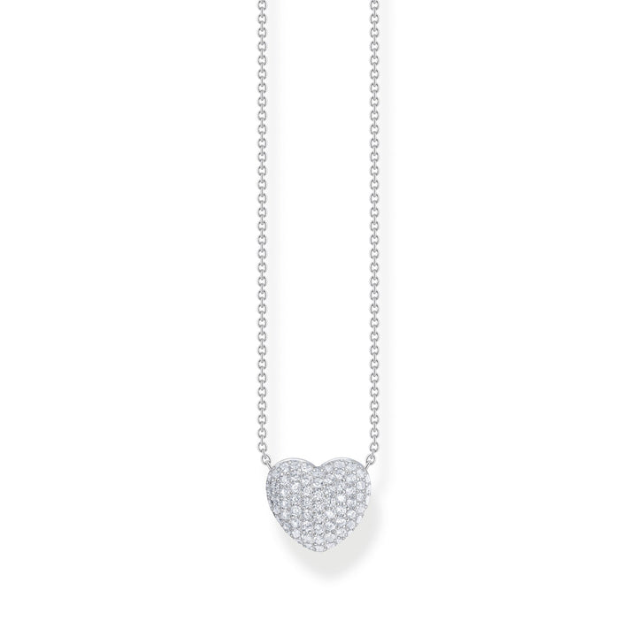 Glam & Soul Love & Hearts White Necklace KE2277 - 051 - 14Thomas Sabo Sterling SilverKE2277 - 051 - 14 - L45V