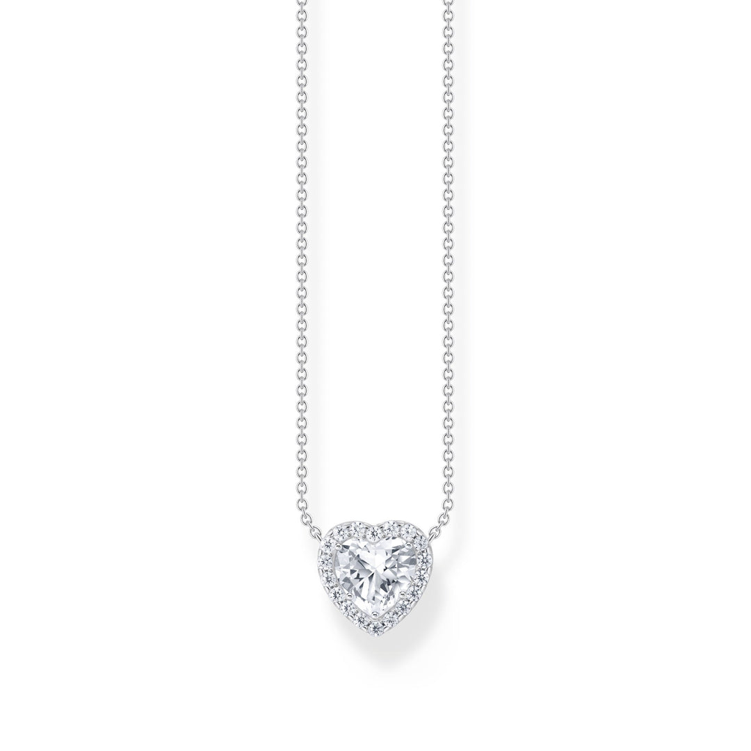 Glam & Soul Love & Hearts White Necklace KE2280 - 051 - 14Thomas Sabo Sterling SilverKE2280 - 051 - 14 - L45V