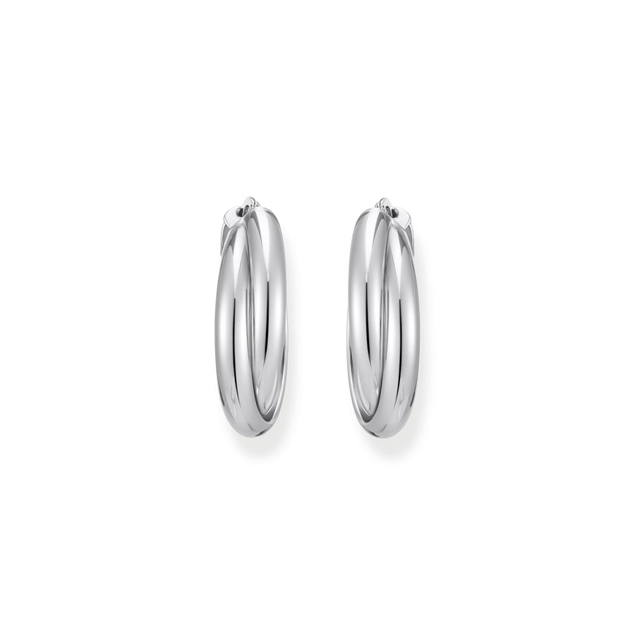 Glam & Soul Silver Hoop Earrings CR738 - 001 - 21Thomas Sabo Sterling SilverCR738 - 001 - 21