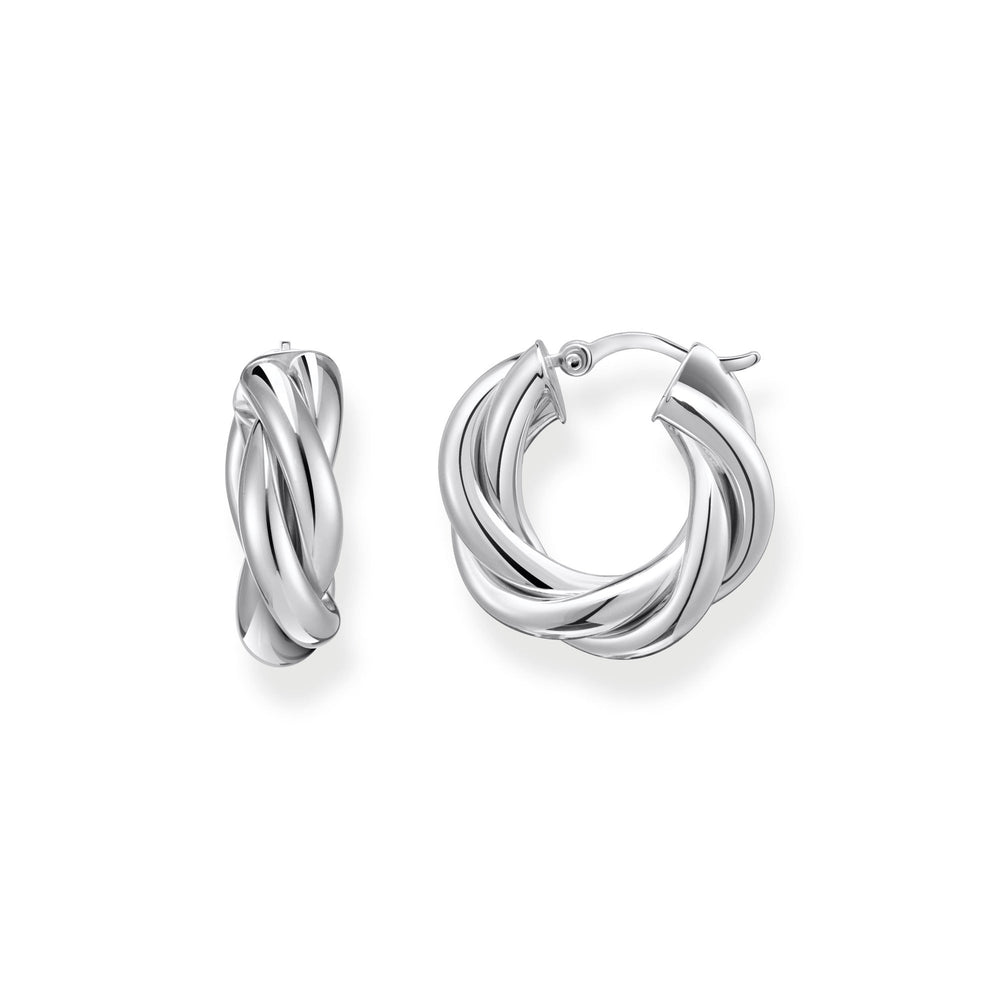 Glam & Soul Silver Hoop Earrings CR742 - 001 - 21Thomas Sabo Sterling SilverCR742 - 001 - 21