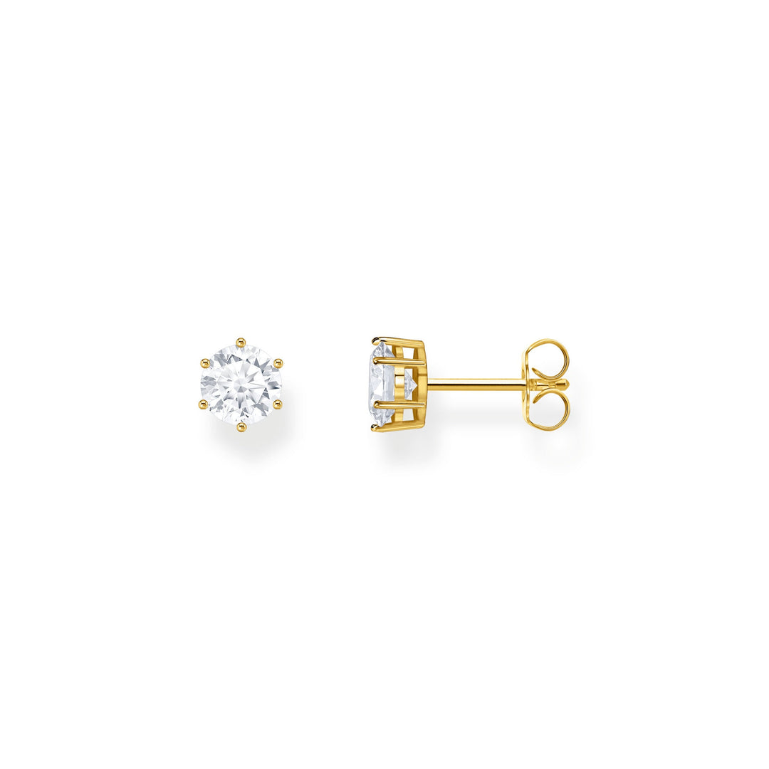 Glam & Soul Sparkling Gold White Earring H2301 - 414 - 14Thomas Sabo Sterling SilverH2301 - 414 - 14