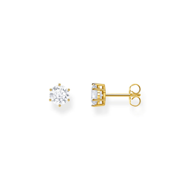 Glam & Soul Sparkling Gold White Earring H2301 - 414 - 14Thomas Sabo Sterling SilverH2301 - 414 - 14