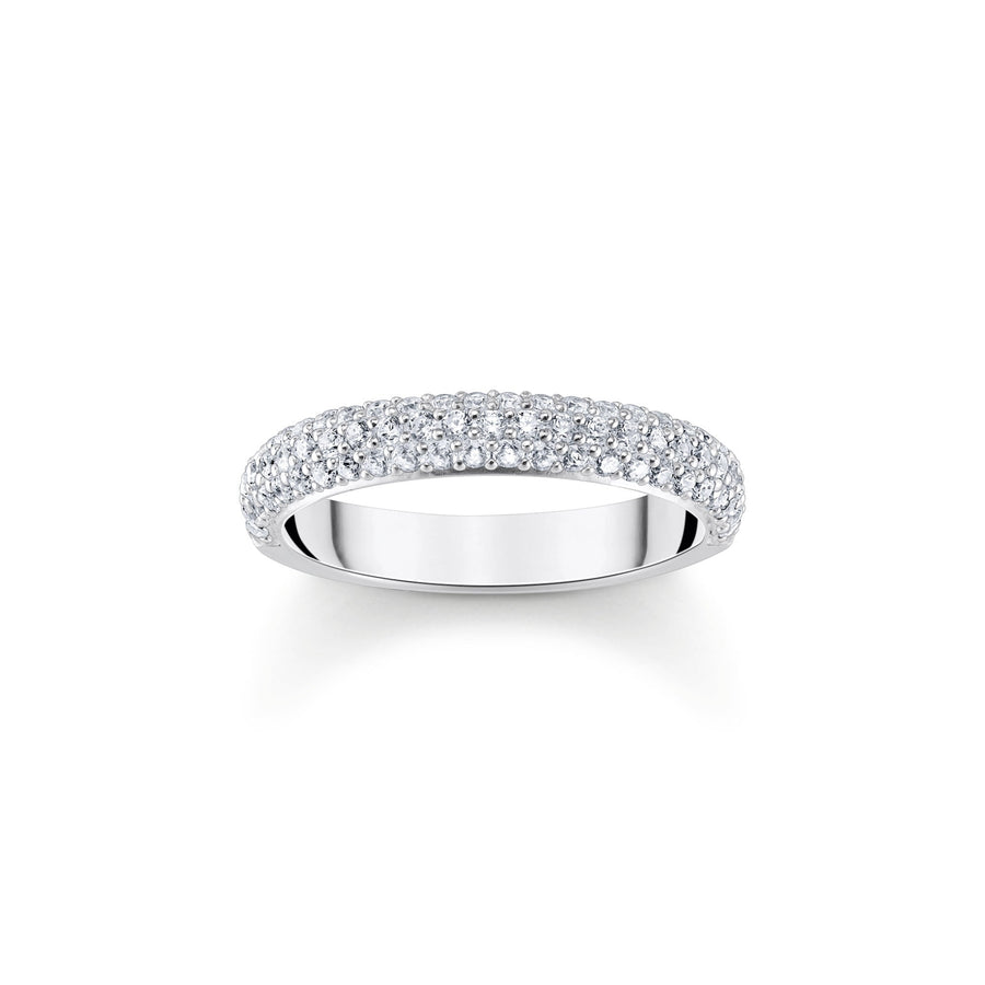 Glam & Soul Sparkling White Ring TR2462 - 051 - 14Thomas Sabo Sterling SilverTR2462 - 051 - 14 - 50