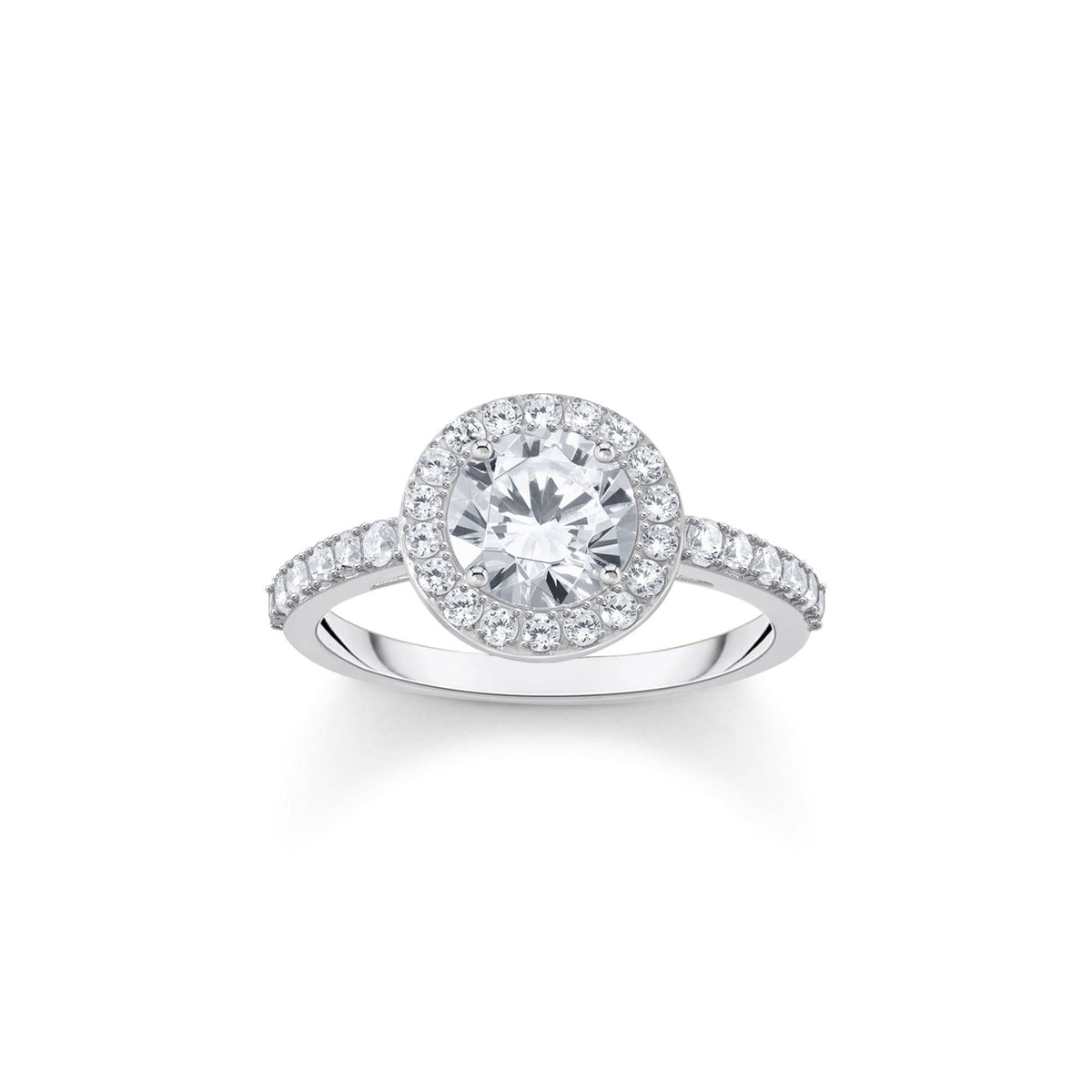 Glam & Soul Sparkling White Ring TR2475 - 051 - 14Thomas Sabo Sterling SilverTR2475 - 051 - 14 - 50