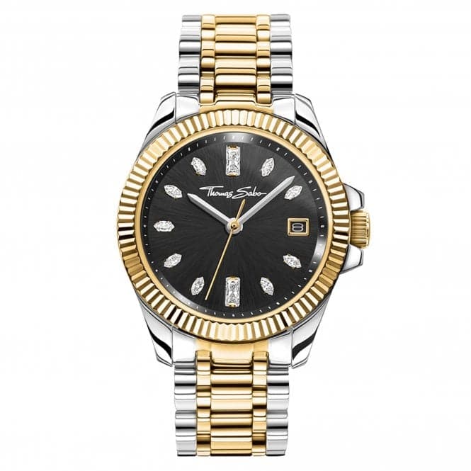 Glam & Soul Stainless Steel Two - tone Watch WA0370 - 291 - 203Thomas Sabo WatchesWA0370 - 291 - 203