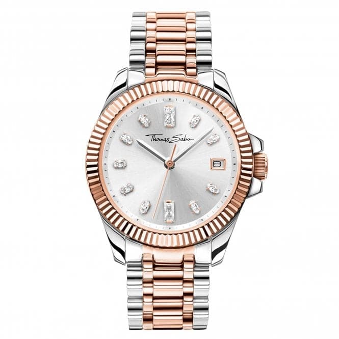 Glam & Soul Stainless Steel Two - tone Watch WA0371 - 277 - 201Thomas Sabo WatchesWA0371 - 277 - 201