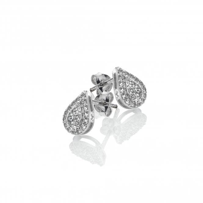 Glimmer White Topaz Stud Earrings DE736Hot DiamondsDE736