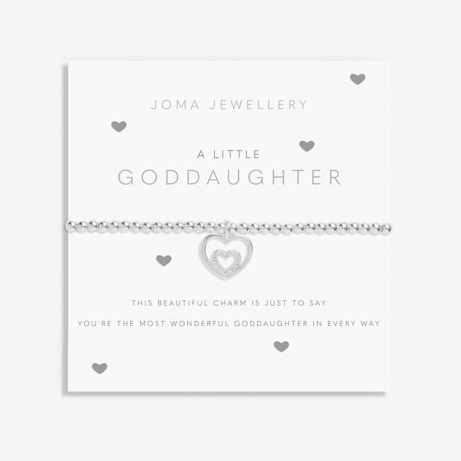 Goddaughter Silver 15.5cm Stretch Bracelet C707Joma JewelleryC707