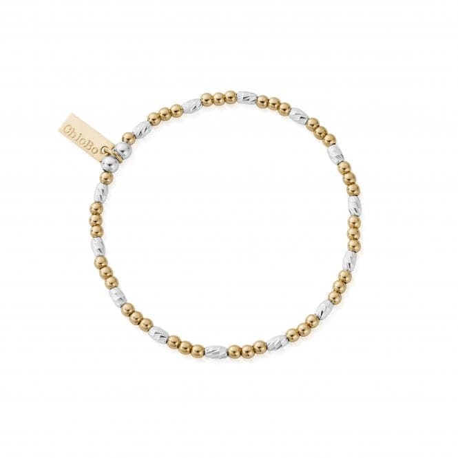 Gold And Silver Dainty Sparkle Bracelet GMBDSPChloBoGMBDSP