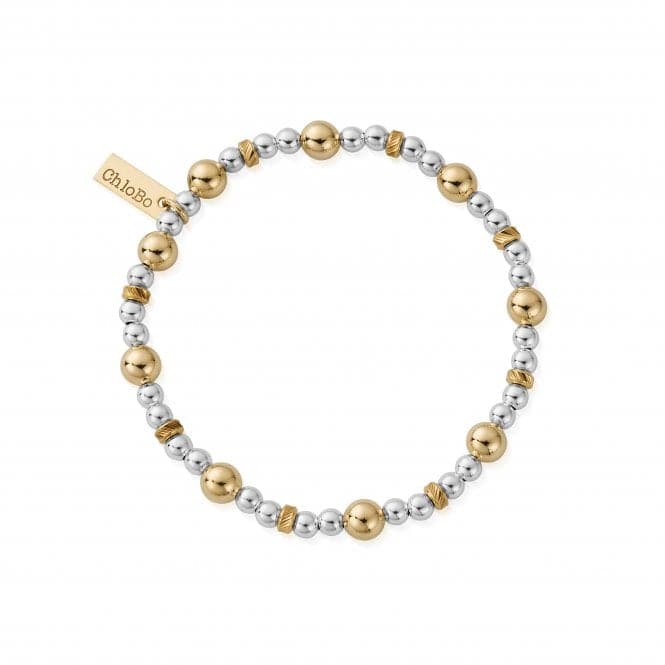 Gold And Silver Sparkle Ball Bracelet GMBSBChloBoGMBSB