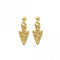 Gold Arrow Head Drop Earrings GEST4008ChloBoGEST4008
