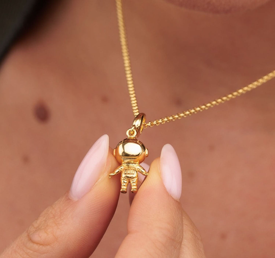 Gold Plated Astronaut Charm CGAST