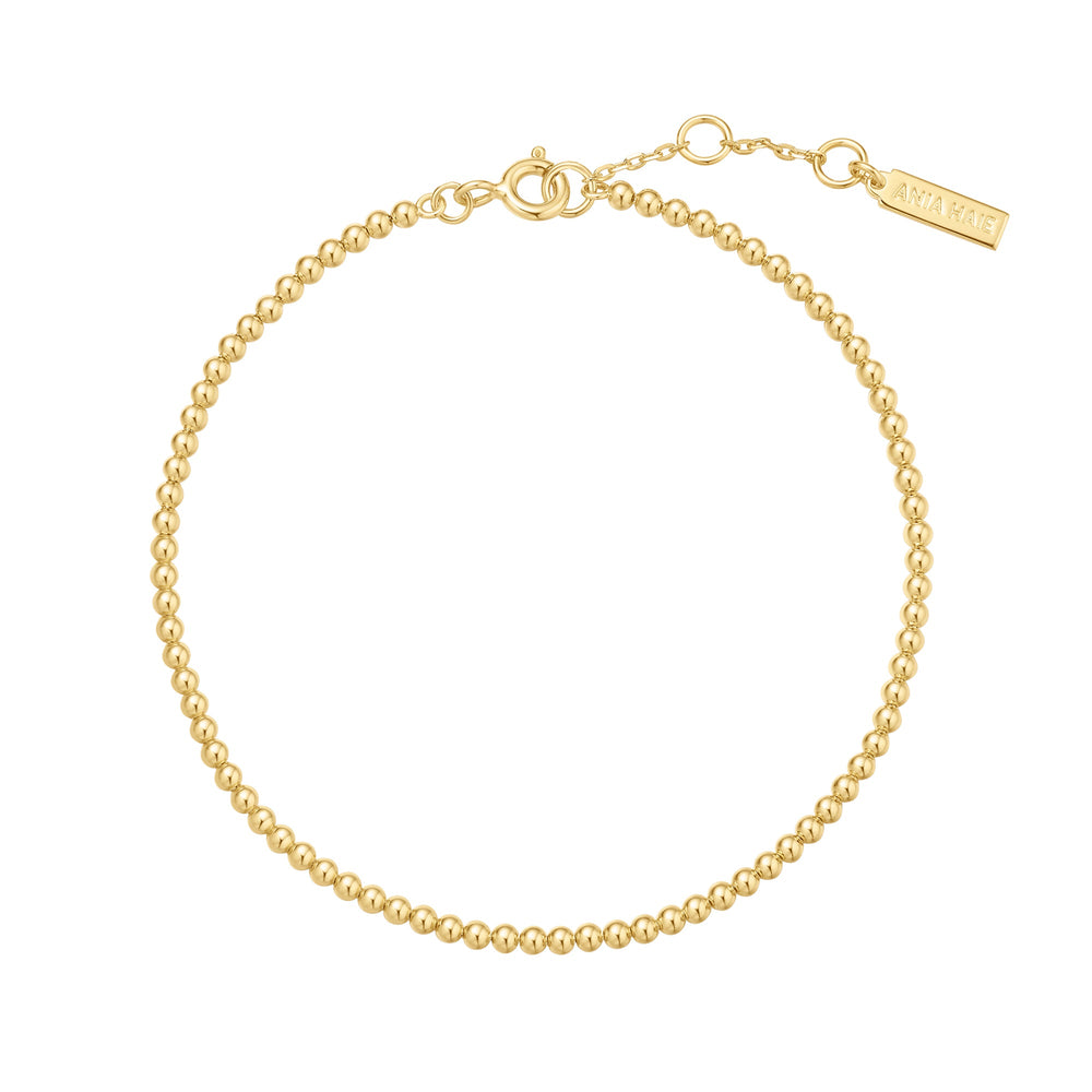 Gold Beaded Bracelet B063 - 03GAnia HaieB063 - 03G