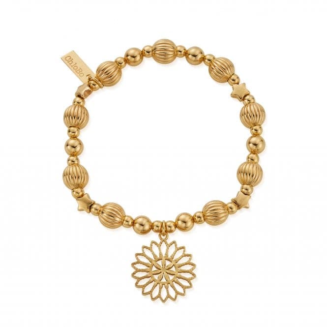 Gold Blossoming Sunrise Bracelet GBSCB3279ChloBoGBSCB3279