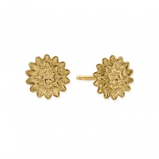 Gold Botanical Beauty Stud Earrings GEST3299ChloBoGEST3299