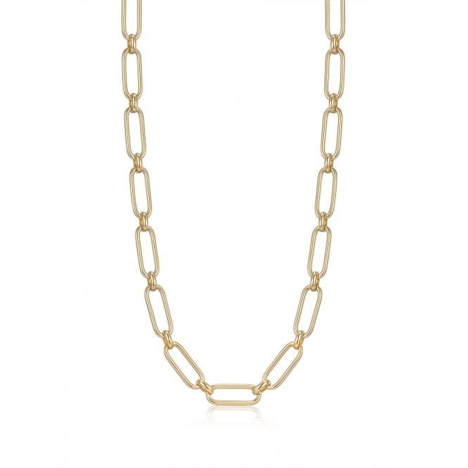 Gold Cable Connect Chunky Chain Necklace N046 - 02GAnia HaieN046 - 02G