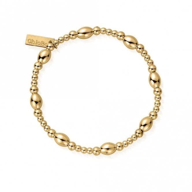 Gold Cute Oval Bracelet GBCORChloBoGBCOR