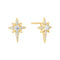 Gold Eight - Pointed Star Stud Earrings E065 - 02GAnia HaieE065 - 02G