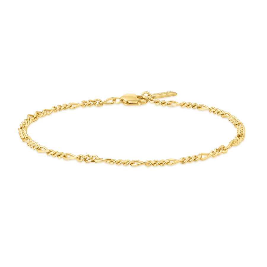 Gold Filia Curb Chain Bracelet B063 - 02GAnia HaieB063 - 02G