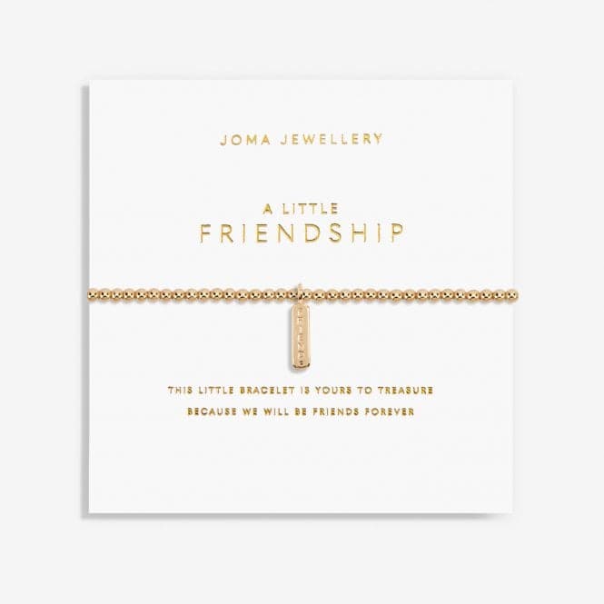 Gold Friendship Gold 17.5cm Stretch Bracelet 6175Joma Jewellery6175