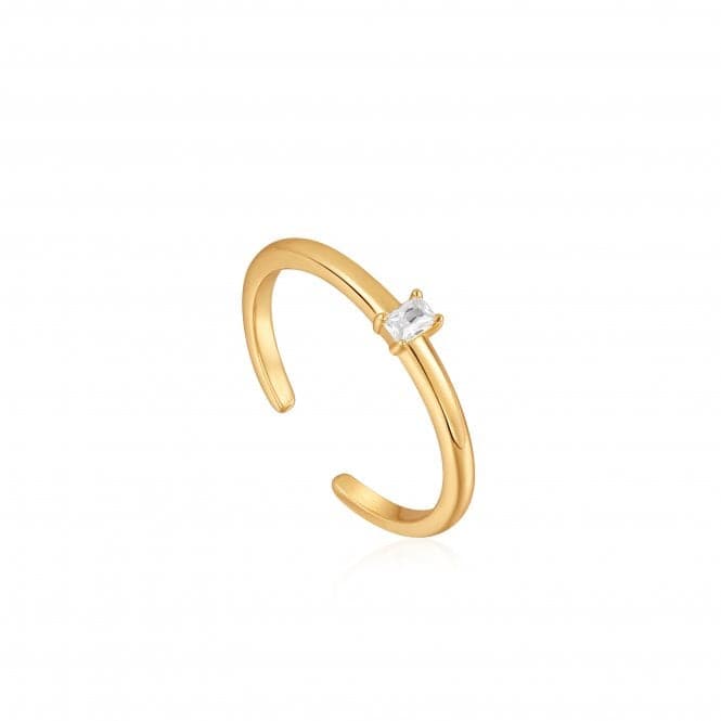 Gold Glam Adjustable Ring R037 - 01GAnia HaieR037 - 01G