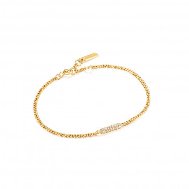 Gold Glam Bar Bracelet B037 - 02GAnia HaieB037 - 02G