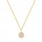 Gold Glam Disc Pendant Necklace N037 - 03GAnia HaieN037 - 03G