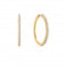 Gold Glam Hoop Earrings E037 - 07GAnia HaieE037 - 07G