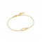 Gold Glam Interlock Bracelet B037 - 01GAnia HaieB037 - 01G